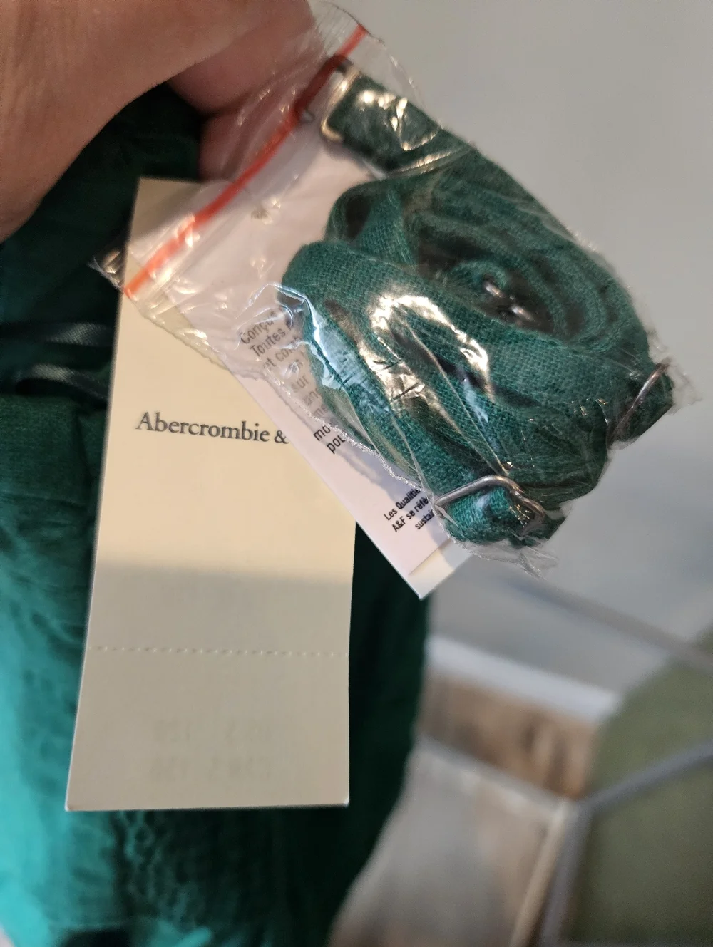 Abercrombie & Fitch Teal Green Maxi Dress